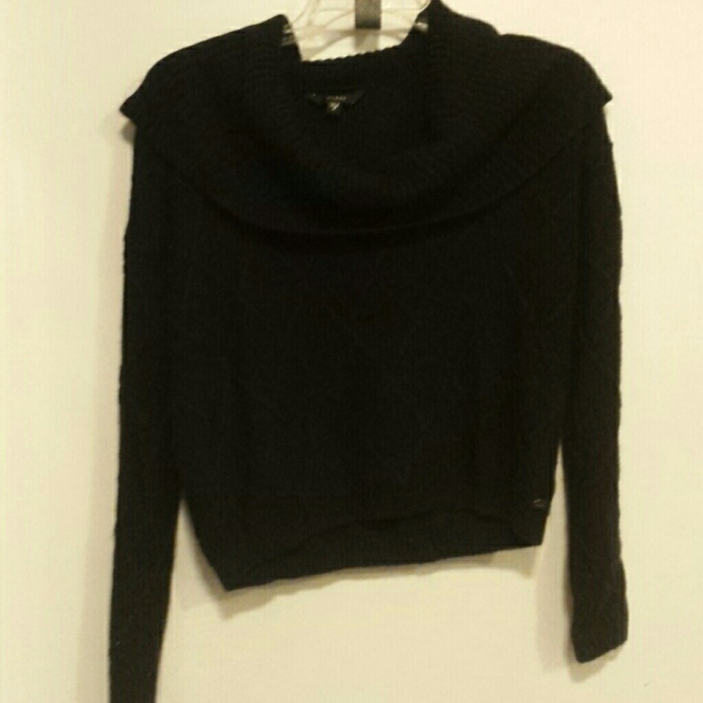 Guess black cowl neck very soft sweater